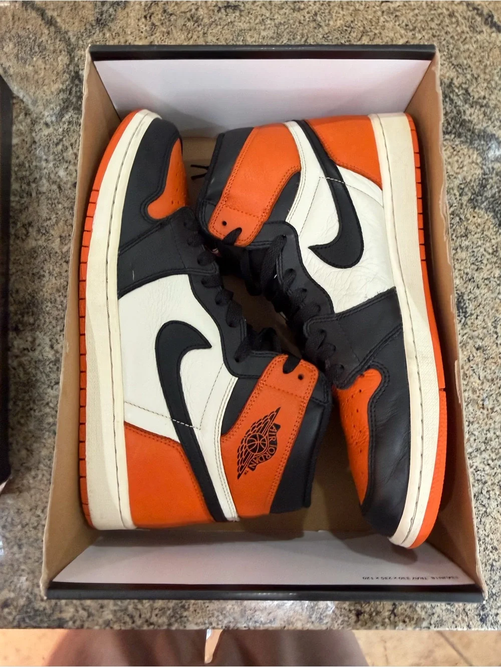 (2015) Air Jordan 1 Retro High OG 'Shattered Backboard' - Black/Orange/White